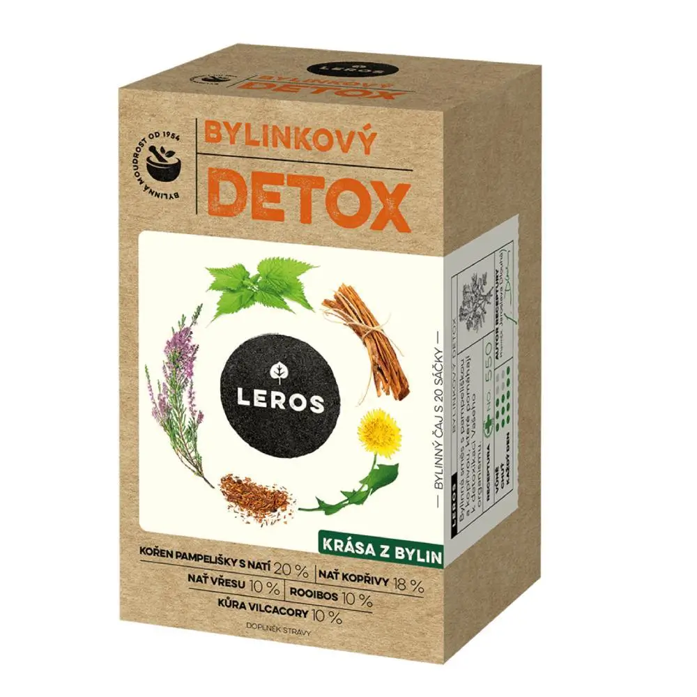 Bylinný čaj Leros Detox